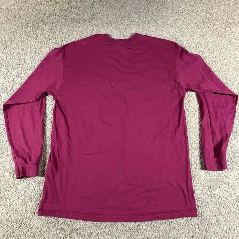 Nike Florida State Seminoles Long Sleeve Maroon College‎ NCAA Tee Mens Size L